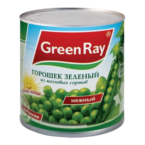 Горошек зеленый "Green Ray" (Грин рей) 400г