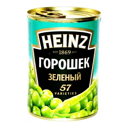 Горошек зеленый "Heinz" (Хайнц) консервированный 390г ж/б