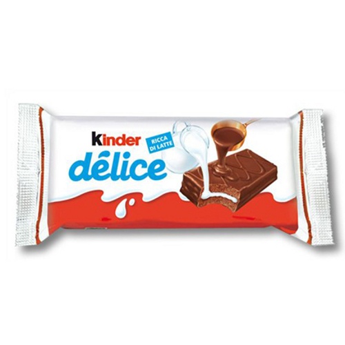 Снек "Kinder Delice" (Киндер Делис) бисквит в шоколадной глазури 42г Ферреро