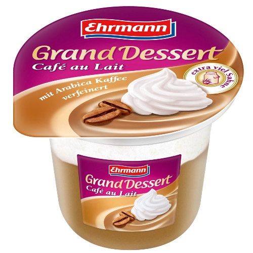 Пудинг "Ehrmann" (Эрманн) Grand Dessert Кофе с молоком 4