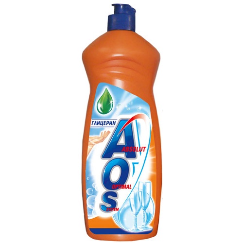Средство для мытья посуды "AOS" (АОС) с глицерином 1