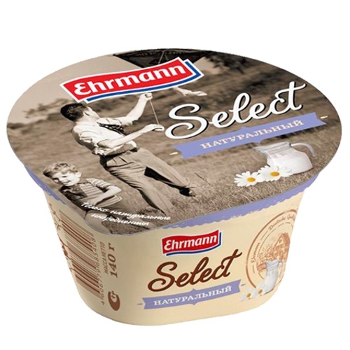 Йогурт "Ehrmann" (Эрманн) Select натуральный 2