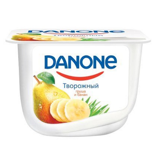 Творожный продукт "Danone" (Данон) груша и банан 3