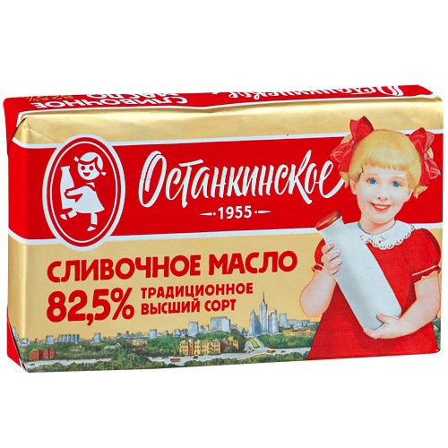 Масло сливочное "Останкинское" 82