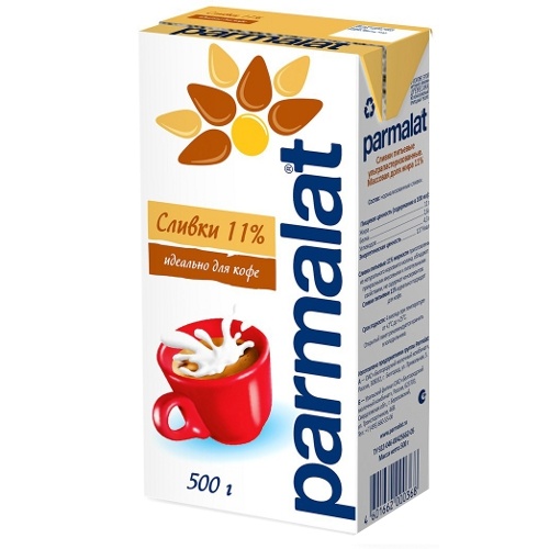 Сливки "Parmalat" (Пармалат) 11% 500мл