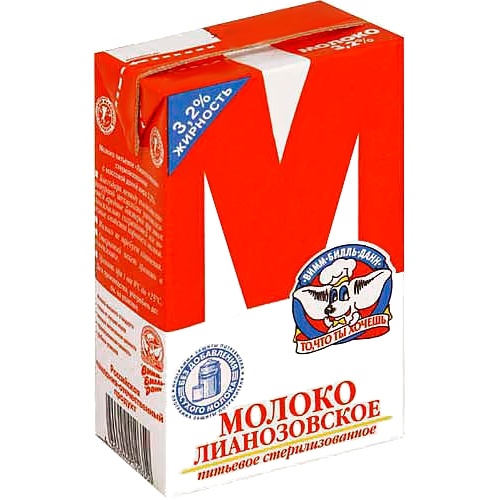 Молоко "Лианозовское М" 3