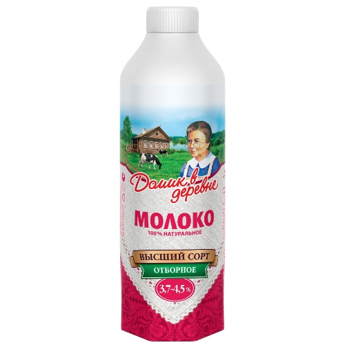 Молоко "Домик в деревне" отборное 3.7-4