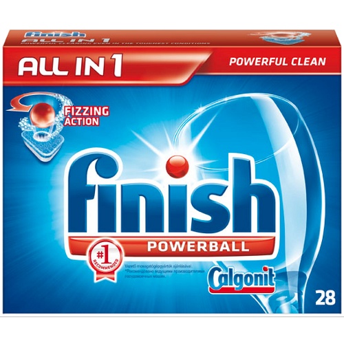 Средство для посудомоечных машин "Finish" (Финиш) All in 1 28-таблеток Calgonit