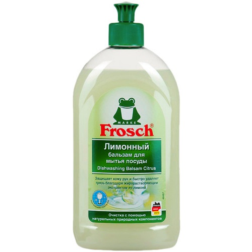 Средство для мытья посуды "Frosch" (Фрош) лимонный бальзам 500мл пл.бутылка