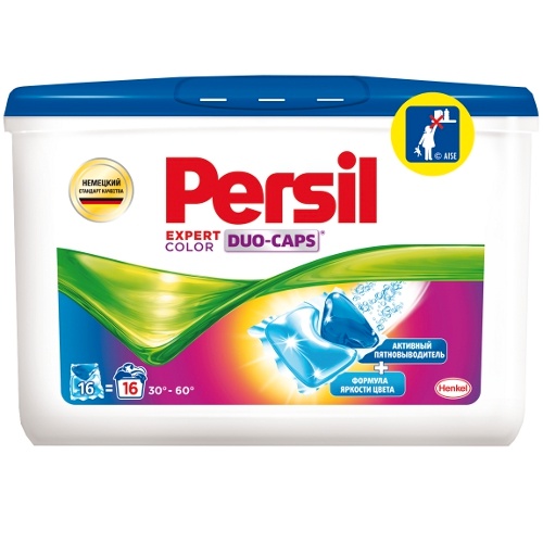 Капсулы для стирки "Persil" (Персил) Expert Color Duo-Caps 16шт (544г)