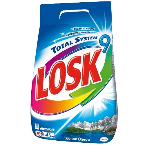 Стиральный порошок "Losk" (Лоск) автомат горное озеро 4