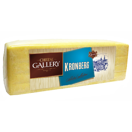 Сыр Kroonberg (Кронберг) "Cheese Gallery" (Чиз Гаррели) 50% 1кг блок
