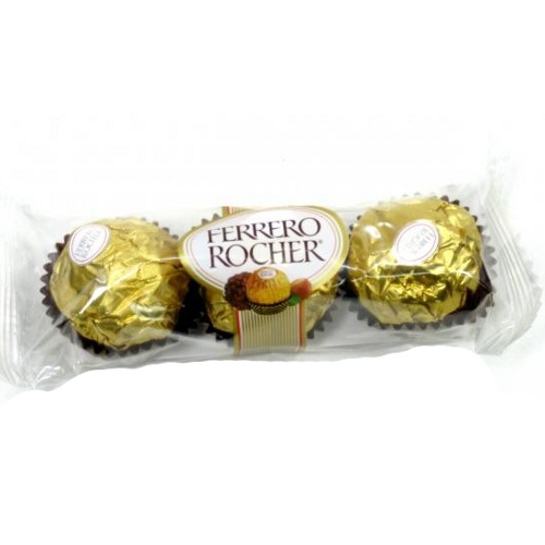 Конфеты шоколадные "Ferrero Rocher" (Ферреро Роше) Т3 3шт 37