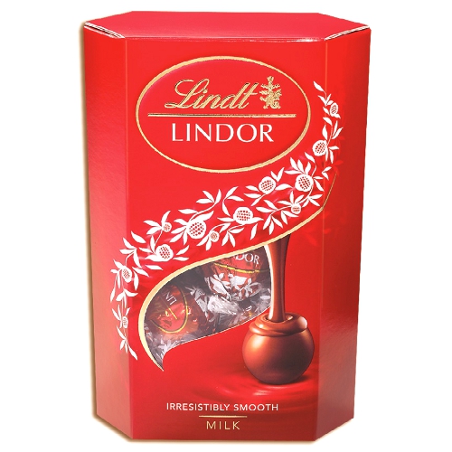 Конфеты шоколадные "Lindt Lindor" (Линдт Линдор) молочный шоколад 200г коробка