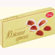 Конфеты шоколадные "Южные орехи" 145г коробка Красный Октябрь