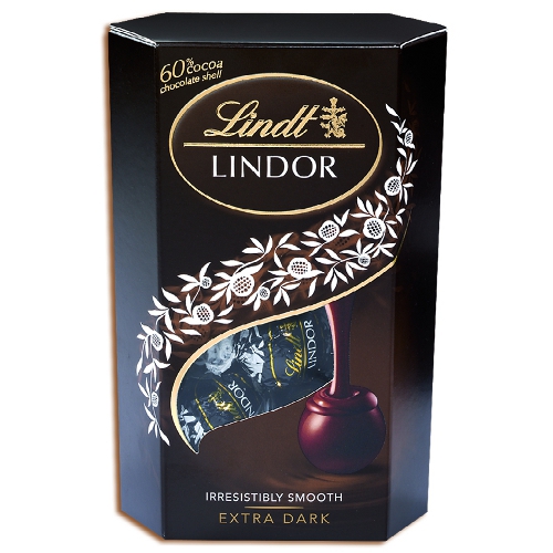 Конфеты шоколадные "Lindt Lindor" (Линдт Линдор) горький шоколад 60% какао 200г