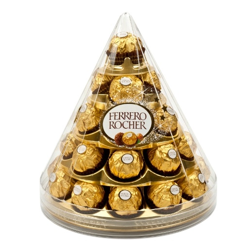 Конфеты шоколадные "Ferrero Rocher" (Ферреро Роше) Т28 конус 350г