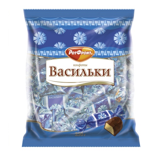 Конфеты шоколадные "Васильки" 250г РотФронт