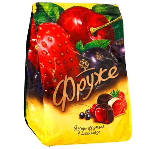 Конфеты "Фруже" ягоды фружеле в шоколаде 220г пакет
