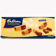 Трубочки вафельные Балсен в молочном шоколаде 100г Германия