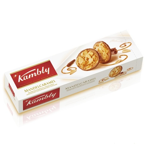 Печенье "Kambly Florentin" (Камбли Флорентин) с миндалем в карамеле и шоколадом 100г