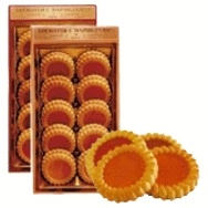 Печенье "Бискотти" сдобное с апельсиновым мармеладом 235г коробка Россия