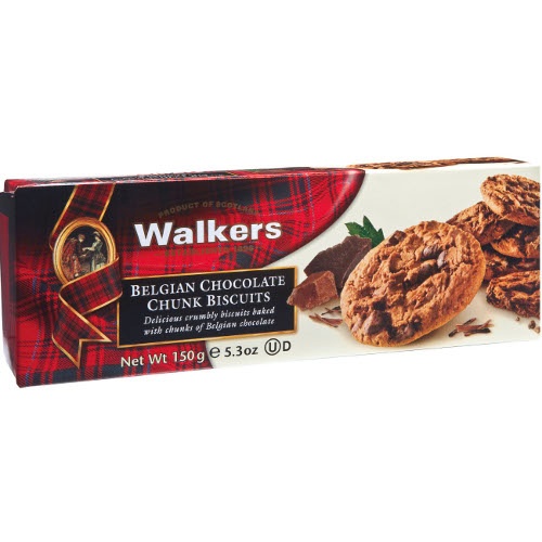 Печенье "Walkers" (Валкерс) овсяное с шоколадной крошкой 150г