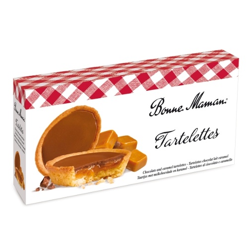 Печенье "BONNE MAMAN" с шоколадно-карамельной начинкой "Tartelettes" 135г