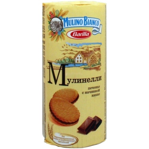 Печенье "Мулино Бьянко Мулинелли" 300г какао