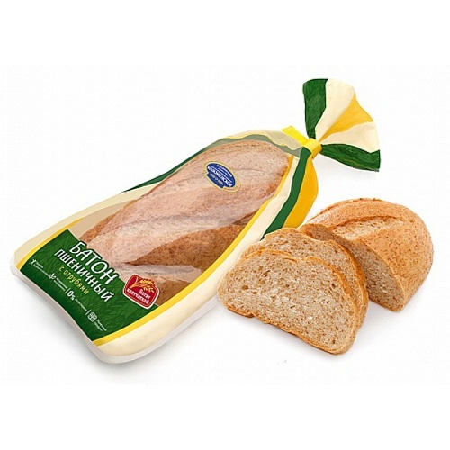 Хлеб "Пшеничный" с отрубями 300г Коломенское МБКК