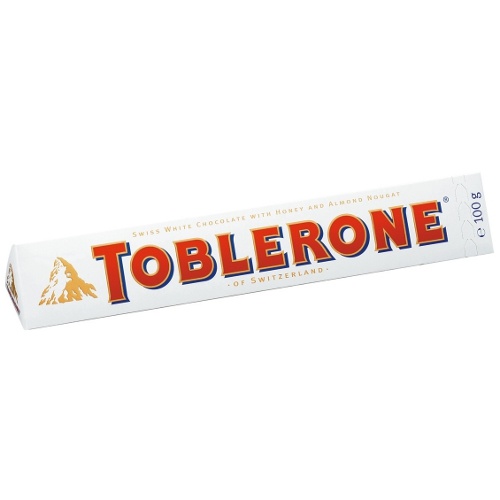 Шоколад "Toblerone" (Тоблерон) белый 100г Швейцария