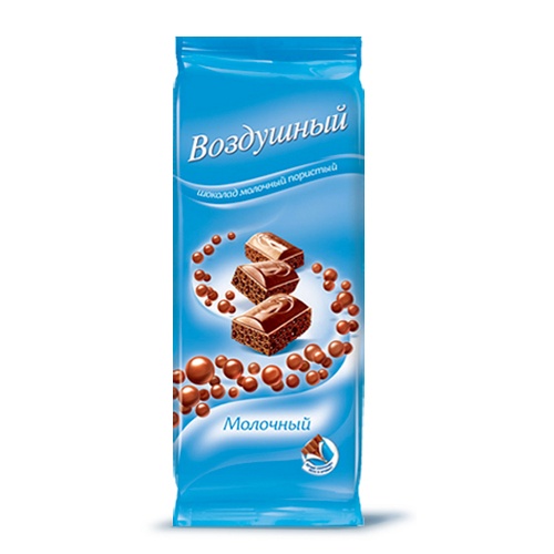 Шоколад "Воздушный" пористый молочный 95г Крафт Фудс Рус