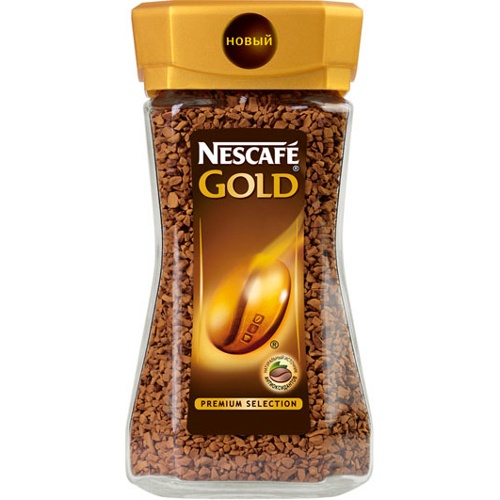 Кофе "Nescafe Gold" (Нескафе Голд) растворимый сублимированный 190г ст.банка