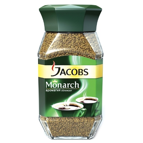 Кофе "Jacobs Monarch" (Якобс Монарх) растворимый 95г ст.банка