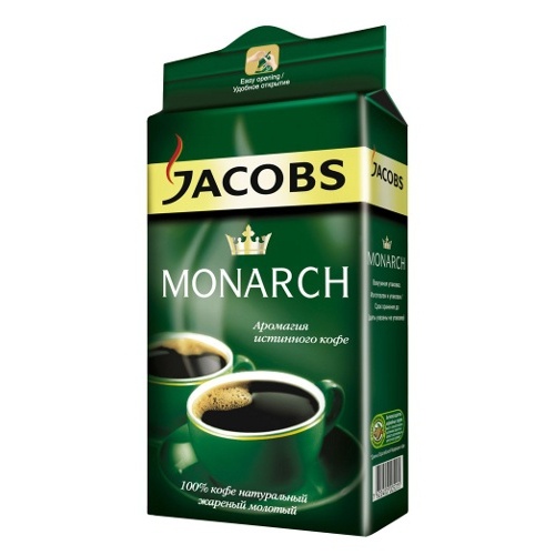 Кофе "Jacobs Monarch" (Якобс Монарх) молотый 250г пакет Швеция