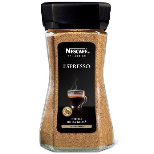 Кофе "Nescafe Espresso" (Нескафе Эспрессо) 100г ст.банка