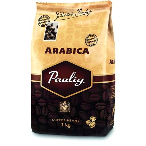 Кофе "Paulig" (Паулиг) Арабика классика в зернах 1кг пакет