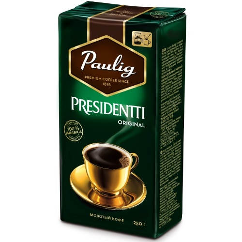 Кофе "Paulig" (Паулиг) Президент молотый 250г пакет