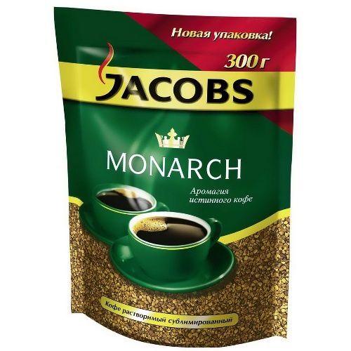 Кофе "Jacobs Monarch" (Якобс Монарх) растворимый 300г пакет