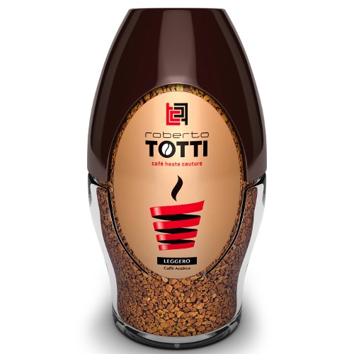 Кофе "Roberto Totti" (Роберто Тотти) Nobile Leggero растворимый 100г ст.банка