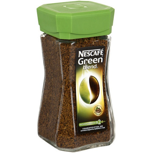 Кофе "Nescafe Green blend" (Нескафе Грин бленд) 95г ст.банка