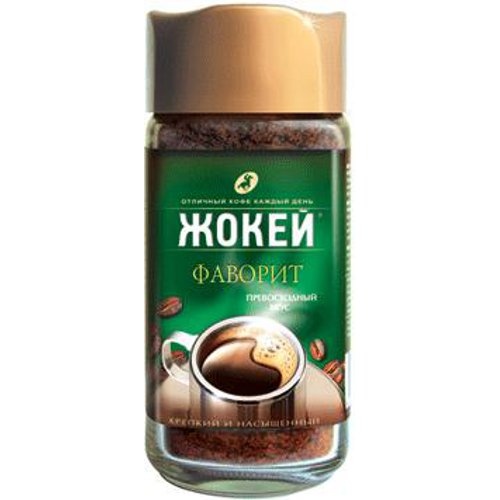 Кофе "Жокей" Фаворит растворимый гранулированный 100г ст.банка