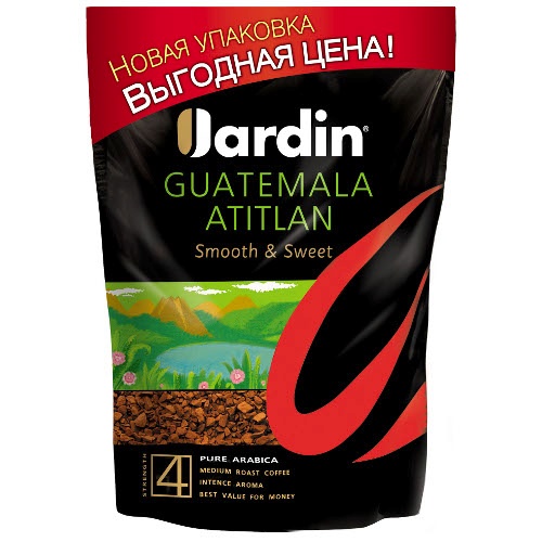 Кофе "Jardin" (Жардин) Гватемала Атитлан натуральный растворимый сублимированный 150г пакет