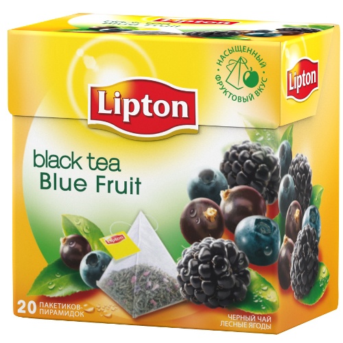 Чай "Lipton" (Липтон) Blue Fruit ежевика