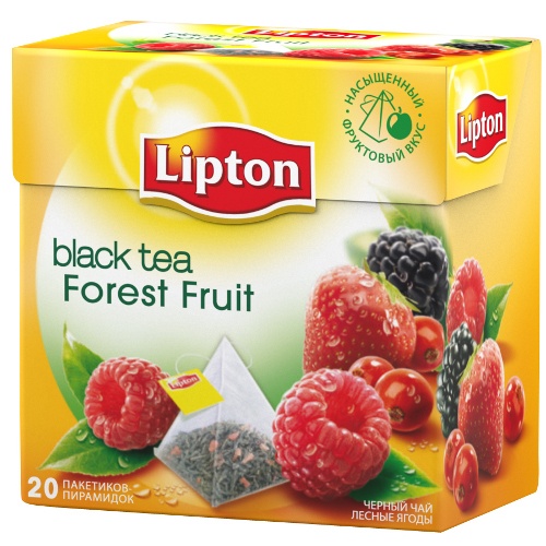Чай "Lipton" (Липтон) Forest Fruit кусочки лесных ягод