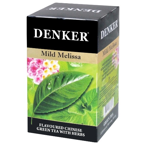 Чай "Denker" (Дэнкер) Mild Melissa зеленый китайский с мятой