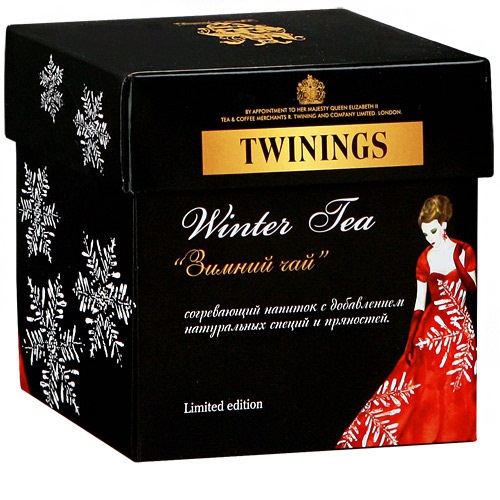 Чай "Twinings" (Твайнингс) Winter зимний черный 100г ж/б Великобритания