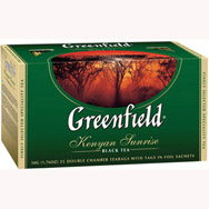 Чай "Greenfield" (Гринфилд) Kenyan Sunrise черный 25пакх2г