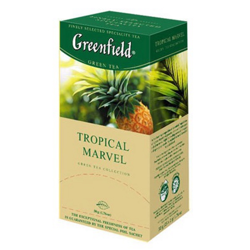Чай "Greenfield" (Гринфилд) Тропикал мавэл зелен 25пак