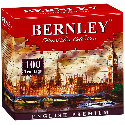 Чай "Bernley" (Бернли) English Premium черный цейлонский мелкий с ароматом бергамота 100пак х 2г